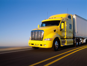 truck on highway